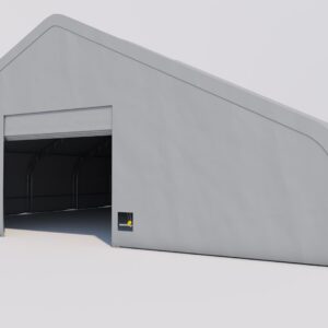Fabric Building 70W 150L 28H - pers right open grey