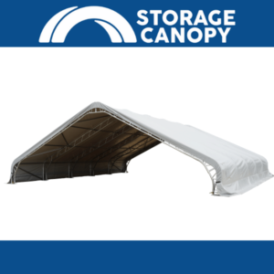 Shipping container roof <br> 40W-80L-15H (ft) <br> Double truss Peak