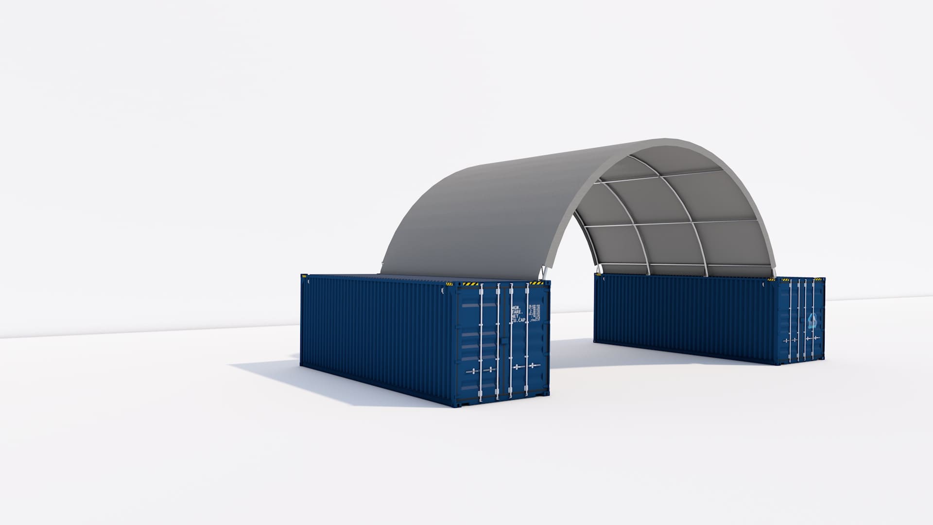 Container shelter 26x20 pers left