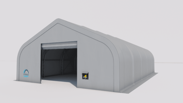 fabric building 33W 50L 17H - persp right open grey